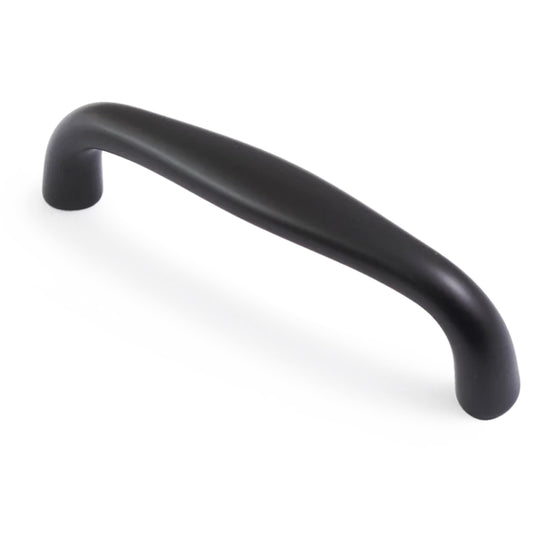 NOSTALGIA Decade 76mm Pull Handle - Matt Black in Matt Black