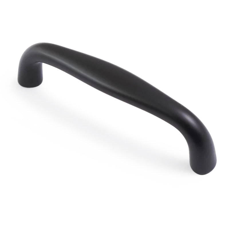 NOSTALGIA Decade 76mm Pull Handle - Matt Black in Matt Black
