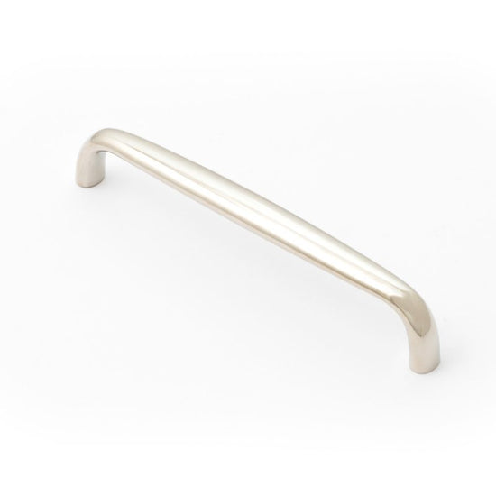 Castella Decade Pull Cabinet D Pull Handle in Polished Nickel