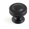Castella Decade Cabinet Dome Knob in Matt Black