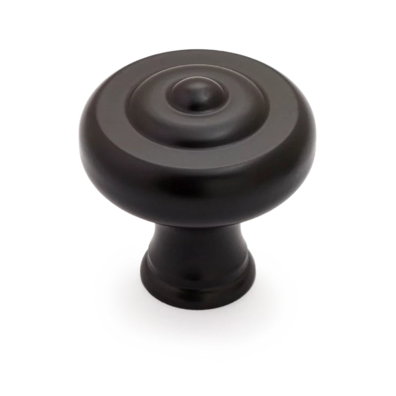 NOSTALGIA Decade 38mm Knob - Matt Black in Matt Black