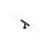 Castella Strand 'T' Cabinet Knob in Matt Black