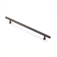 Strand 450mm Door Pull - Rear Fix - Bronze in Bronze