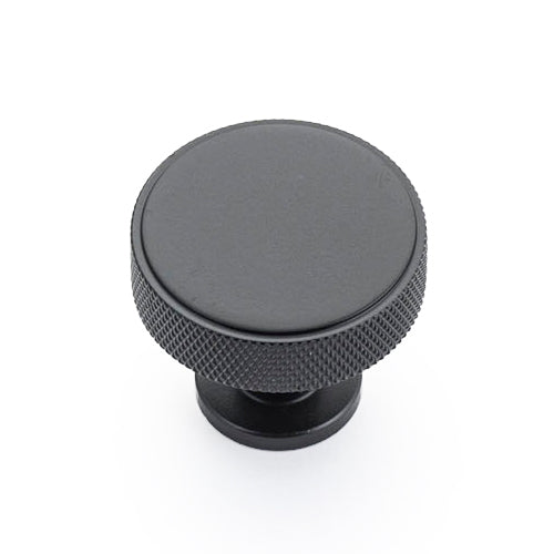 STATEMENT Chelsea 35mm Knob - Matt Black in Matt Black