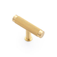 Grove 50mm 'T' Knob in Satin Brass