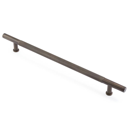 Grove 450mm Door Pull - Rear Fix - Bronze in Bronze