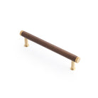 Tundra 128mm Handle in Walnut/ Satin Brass