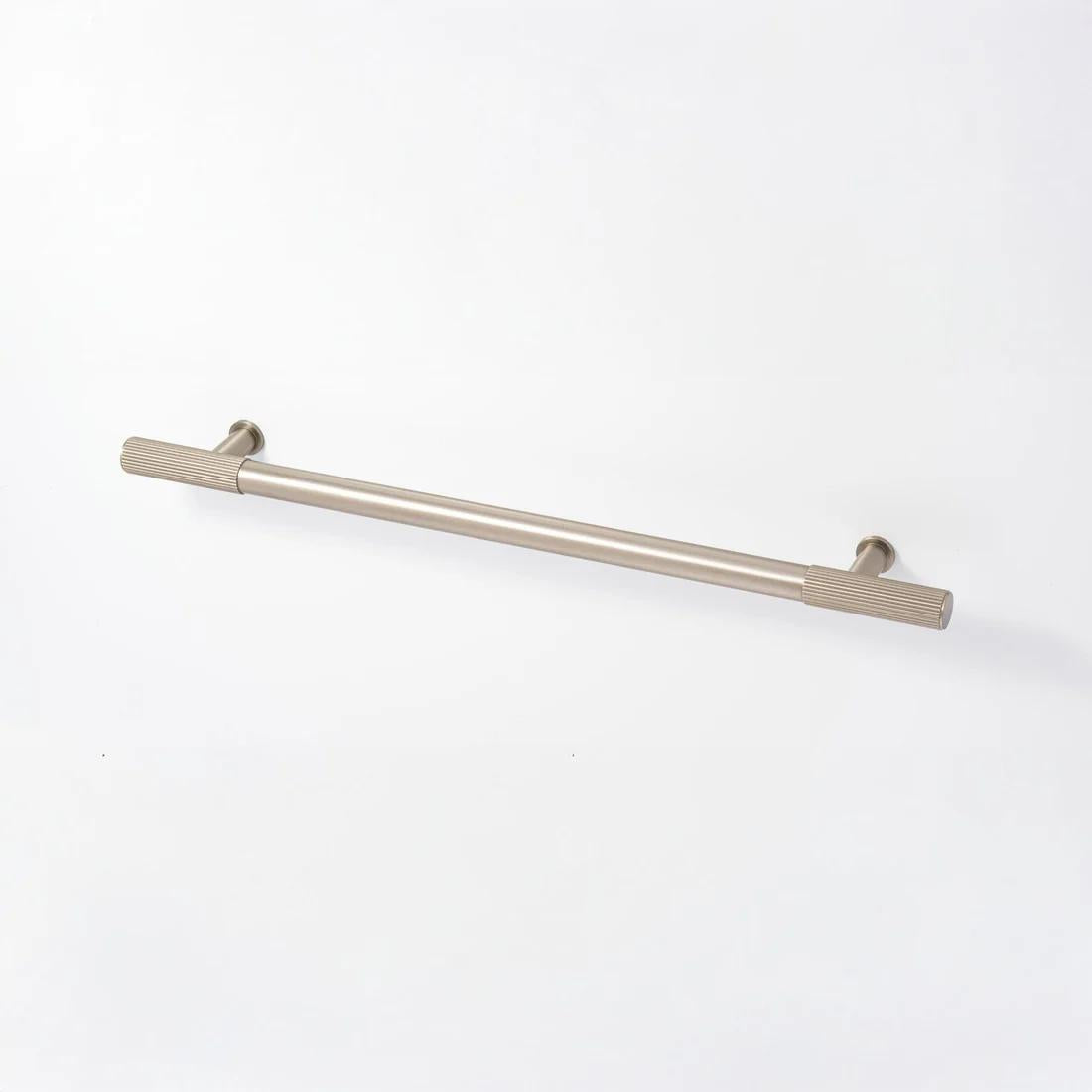 [Coming Soon] Ridge 450mm Door Pull - Back-to-Back- Dull Brushed Nickel in Dull Brushed Nickel