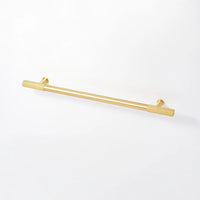 [Coming Soon] Ridge 450mm Door Pull - Back-to-Back - Satin Brass in Satin Brass