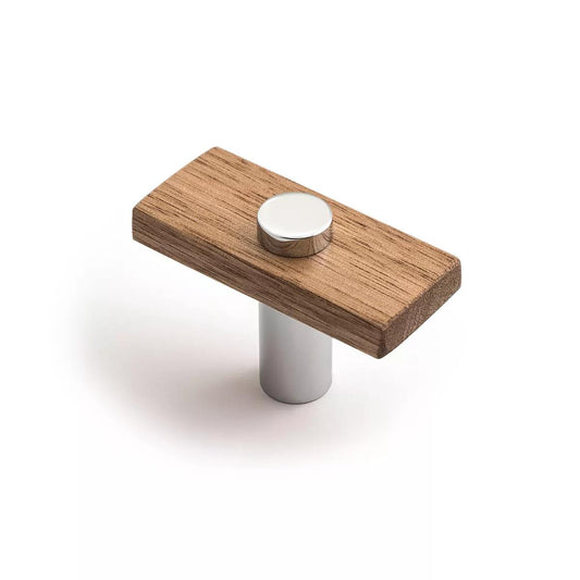 Madera Knob in Tasmanian Oak / Polished Chrome