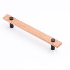 Castella Lenah Cabinet Pull Handle in Tasmanian Oak / Matte Black