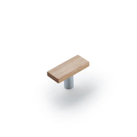 [Coming Soon] Lenah 50mm T-Bar Handle - Tasmanian Oak - Satin Chrome in Tasmanian Oak / Satin Chrome