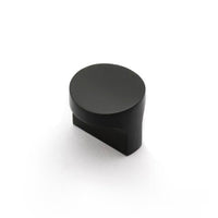 Castella Cove Cabinet Knob in Matt Black