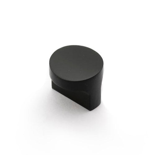 Castella Cove Cabinet Knob in Matt Black