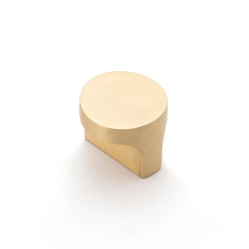 Castella Cove 16mm Knob in Satin Brass