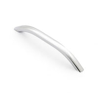 Castella Hinckley handle with textured metal finish, designed for furniture or cabinetry, showcasing its ergonomic grip and modern style.