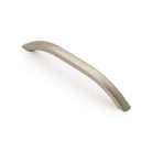 Castella Hinckley handle in a sleek, modern design with a brushed finish, suitable for cabinet or furniture doors.