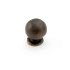 Cast Italiana Knob in Dark Bronze