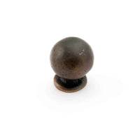Cast Italiana Knob in Dark Bronze