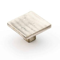 Castella Linea Italiana Cabinet Knob in Silver