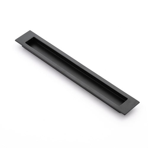 Slate Flush Pull in Matt Black