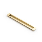 Slate 300mm Flush Pull in Satin Brass