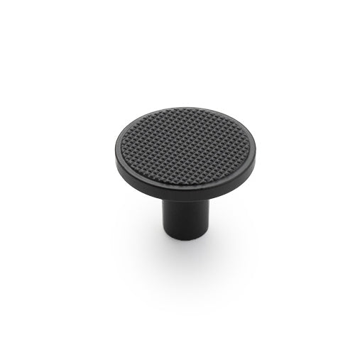 STATEMENT Monaco 30mm Round Knob - Matt Black in Matt Black