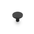 STATEMENT Monaco 30mm Round Knob - Matt Black in Matt Black