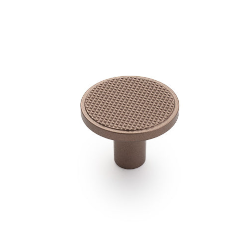 STATEMENT Monaco 30mm Round Knob - Matt Rose Gold in Matt Rose Gold