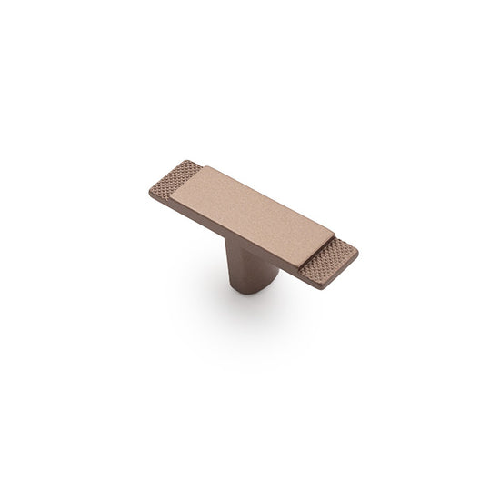 STATEMENT Monaco 60mm T-Knob - Matt Rose Gold in Matt Rose Gold