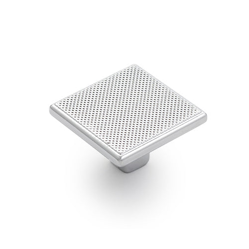 STATEMENT Monaco 35mm Square Knob - Polished Chrome in Polished Chrome