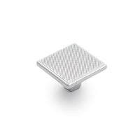 STATEMENT Monaco 35mm Square Knob - Polished Chrome in Polished Chrome