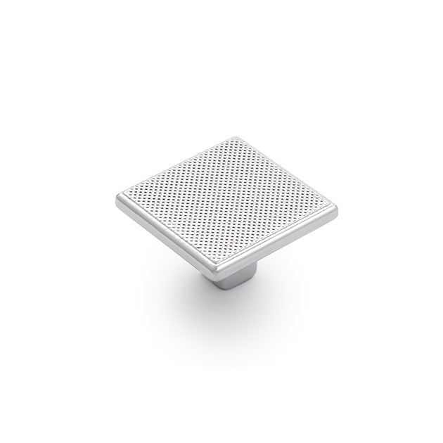 STATEMENT Monaco 35mm Square Knob - Polished Chrome in Polished Chrome