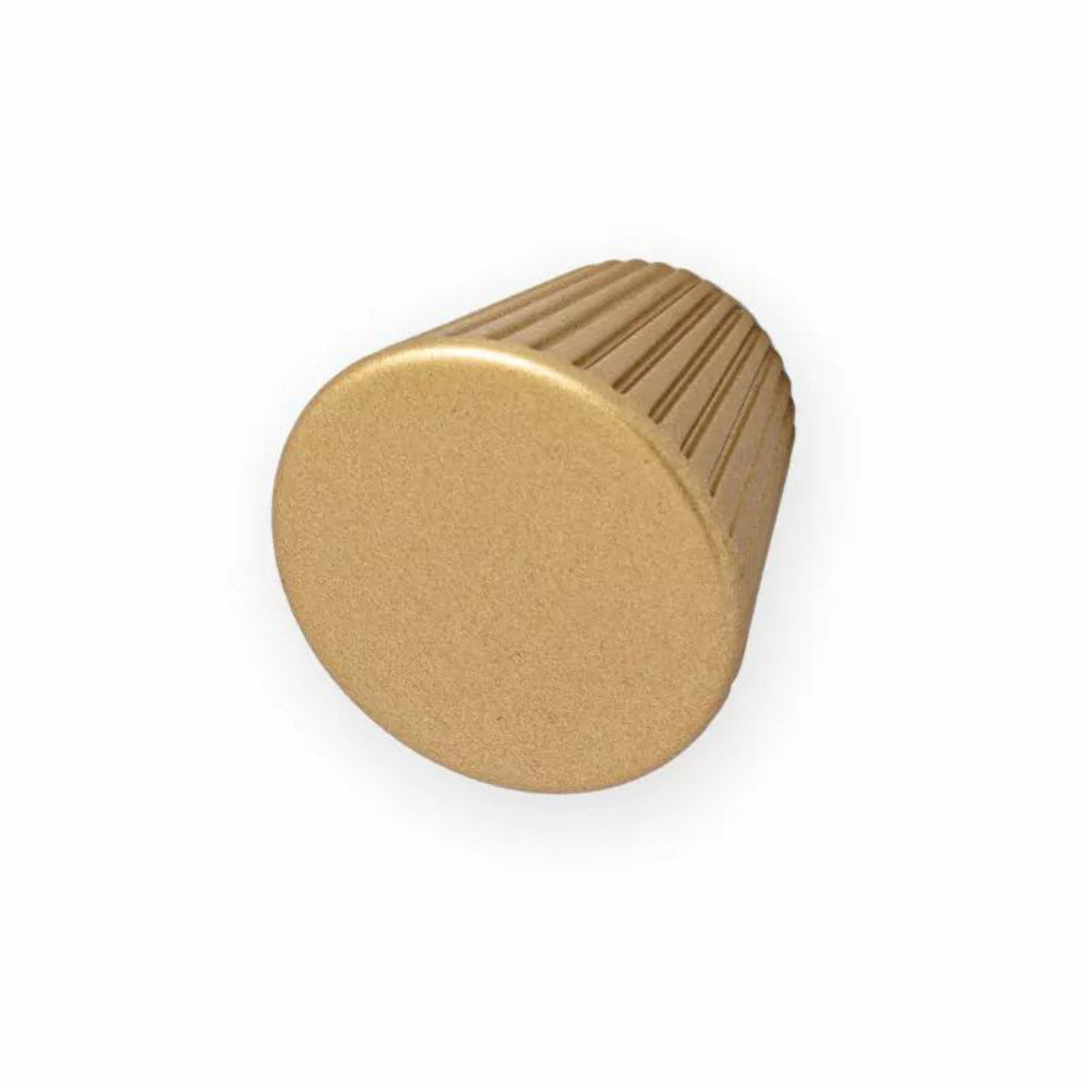 Sorano 30mm Cone Knob in Matt Gold