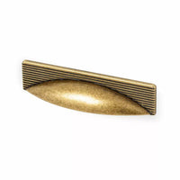 Cascade 96mm Cup Pull in Antique Brass