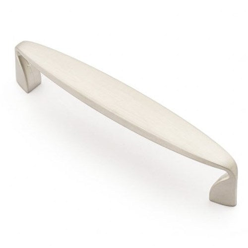 Castella Corner Cabinet Pull Handle in Brushed Nickel