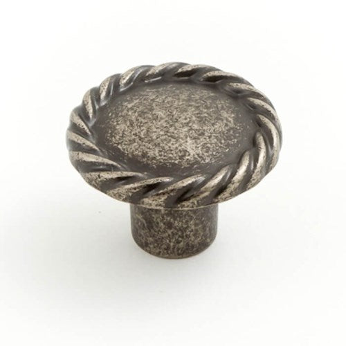 Castella Regent Cabinet Knob in Rustic Tin