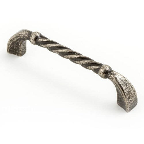 Castella Regent Cabinet Pull Handle in Rustic Tin