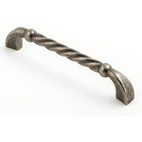 Castella Regent Cabinet Pull Handle in Rustic Tin