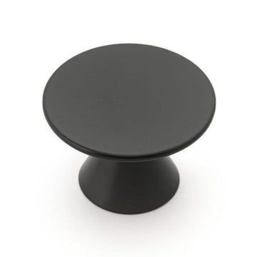 Castella Disc Coat Hook in Matt Black