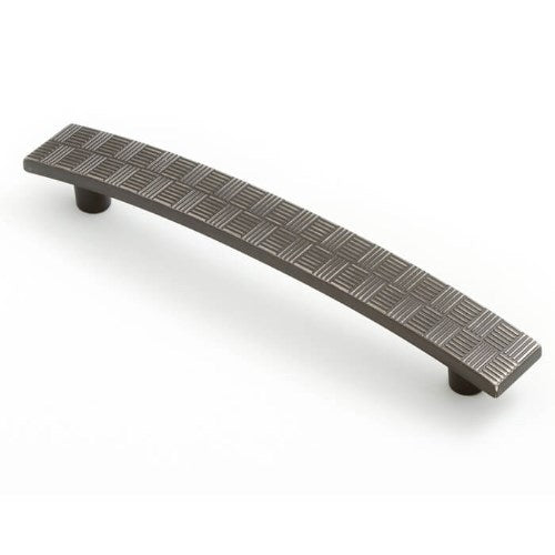 Castella Tesselate Cabinet Pull Handle in Brushed Tin