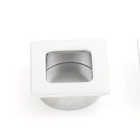Flush Square Flush Pull in Satin Chrome