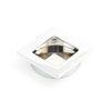 Flush Square Flush Pull in Polished Chrome