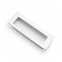 MINIMAL Flush 145mm Flush Pull - Matt White in White