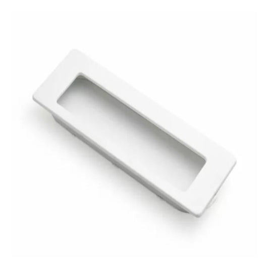 Dune Flush 145mm Flush Pull - Matt White in White