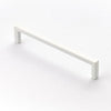 Castella Dune Cabinet Pull Handle in Matt White