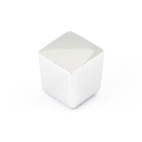 Castella Dune Square Cabinet Knob in Polished Chrome