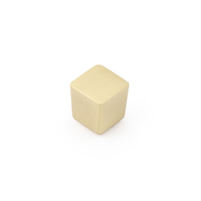 Castella Dune Square Cabinet Knob in Brushed Gold
