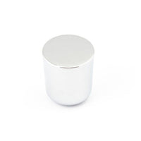 Castella Dune Round Cabinet Knob in Polished Chrome