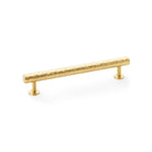 STUDIO Bexhill 160mm Hammered Handle - Satin Brass in Satin Brass